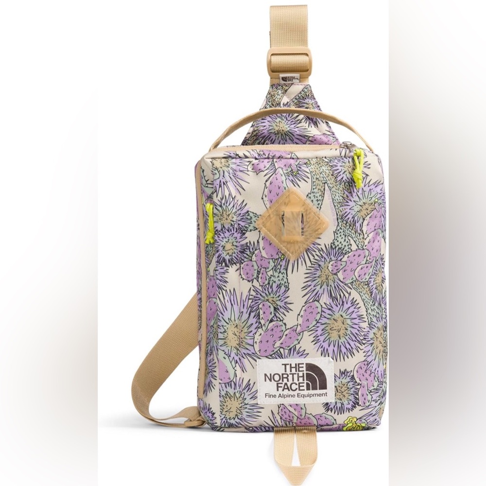 The North Face Women's Cactus Print Backpack - Purple and Cream